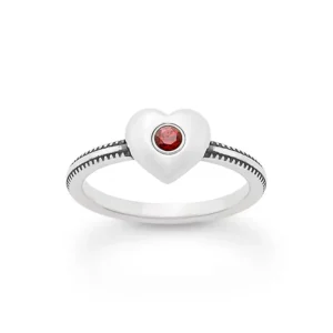 Keepsake Heart Birthstone Ring